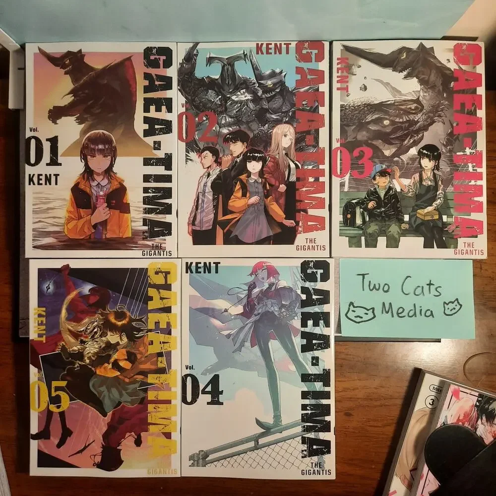 📚 GAEA-TIMA Vol. 1-5 Official English Manga Bundle Kodansha